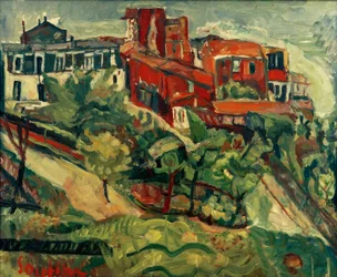 Ch. Soutine, Rode huizen